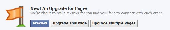 New Facebook upgrade